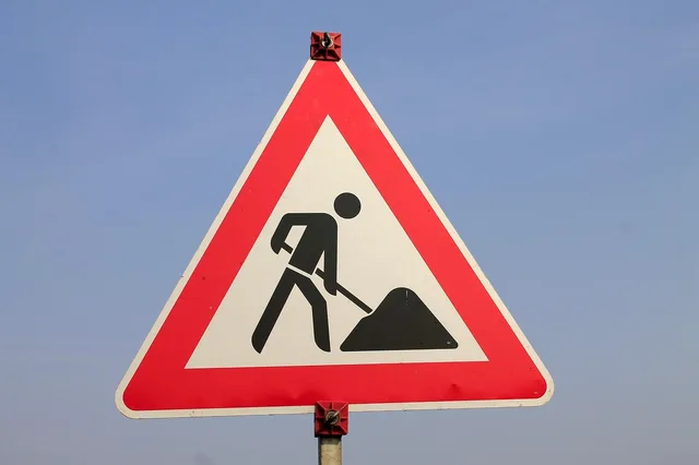 sign, marking, construction site, construction site sign, a notice. 5 checks on Google Ads and Google Business Profile policy for Birmingham trades